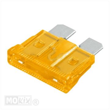 Fusibles à fiche 19,1x5,1 5 ampères 50 pièces Lampa