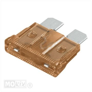 Fusibles à fiche 19,1x5,1 7,5 ampères 50 pièces Lampa