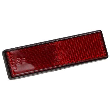 Réflecteur rectangle 94x28mm rouge 2 boulons