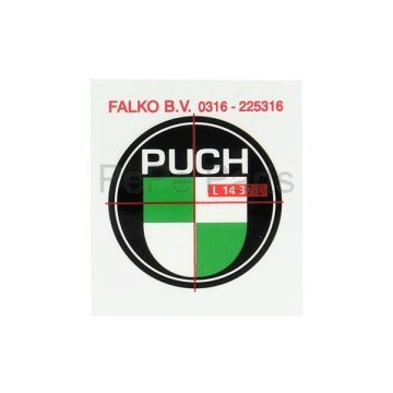 pochette logo 40mm noir/blanc/vert