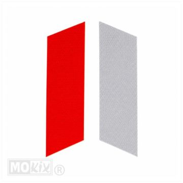 BANDES RÉFLECTRICES 4x ORANGE 4x GRISES