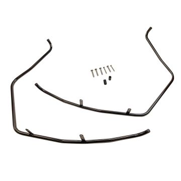 Barres de protection pour Piaggio Zip Noires brillantes