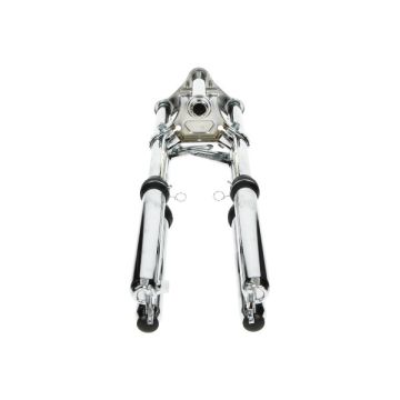 fourche avant longue et large double Puch Maxi chrome ebr