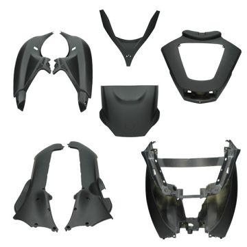 Kit carénage Piaggio MP3 2006-2014 noir mat 8 pièces