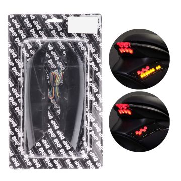 Kit clignotant led Piaggio Zip 2000-> Audi Look feux diurnes noirs DMP arrière