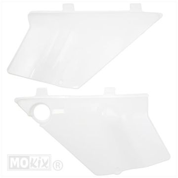 Couvercles latéraux blancs pour Honda MT, modèle standard