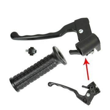 Levier de frein Vespa Si/Gilera Citta métal gauche