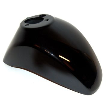 Garde-boue avant (avec garniture 2 trous/facelift) Vespa LX - noir/Vulcano (98/A) 66652800XN2 original