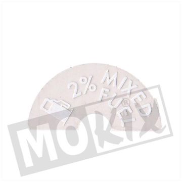 AUTOCOLLANT BYE BIKE FUEL 2%