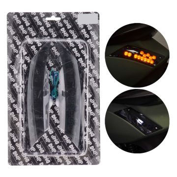 Kit clignotant led Piaggio Zip 2000-> DMP Audi Look fumé arrière