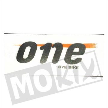 Autocollant avant BYE BIKE ONE