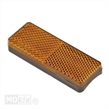 Réflecteur rectangulaire 89x35,5 orange fourche avant CE
