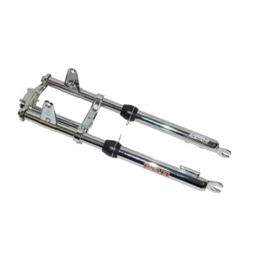 fourche avant courte large pour frein à disque maxi chrome EBR
