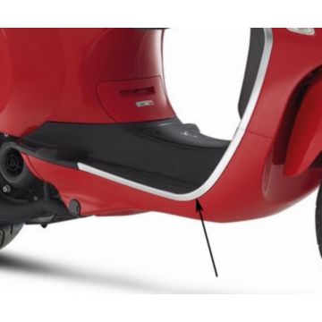 Bordure repose pied droit chromé Vespa Primavera/Sprint 50-125-150 673641 original