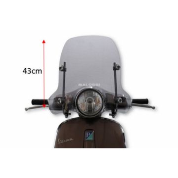 Pare-brise moyen teinté Vespa Primavera 50-125-150 2013-> /Vespa Elettrica Malossi