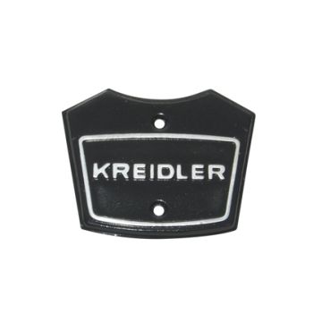 Plaque de logement de phare logo Kreidler anthracite dessus