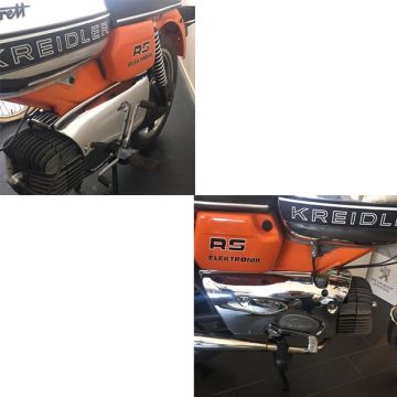 jeu de pare-brise latéral super 15.64.04+15.64.03 kreidler 5v chrome