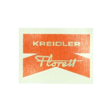 sticker garde-boue arrière kreidler florett rouge/doré