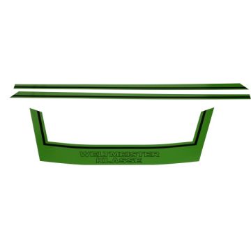 Le set d'autocollants verts de la classe Weltmeister convient à Kreidler