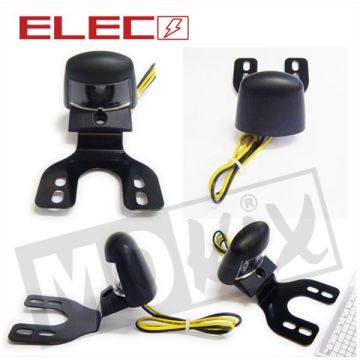 ÉCLAIRAGE DE PLAQUE D'IMMATRICULATION AVEC SUPPORT ÉLECTRIQUE