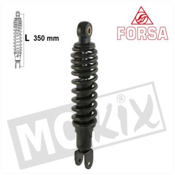 AMORTISSEUR YAMAHA AEROX 99-14 NOIR FORSA