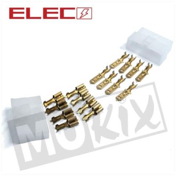 CONNECTEUR PLUG PLUG SET 8 BROCHES 18pcs ELEC