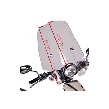 Pare-brise haut clair SYM Allo / Cello original