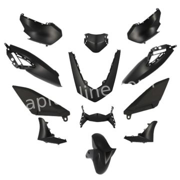 Kit carénage Yamaha NMAX 2021-> noir mat 12 pièces