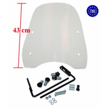 Pare-brise moyen clair Peugeot V-Clic / Baotian Speedy