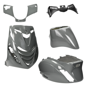 Kit carénage SP look Piaggio Zip Audi gris nardo 5 pièces