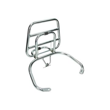 Porte-bagages arrière rabattable (fabriqué en UE) Vespa LX/LXV/S chromé Regia