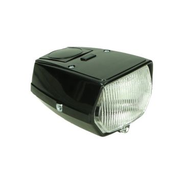 Phare Puch Maxi angulaire avec lampe 6V 15/15W noir