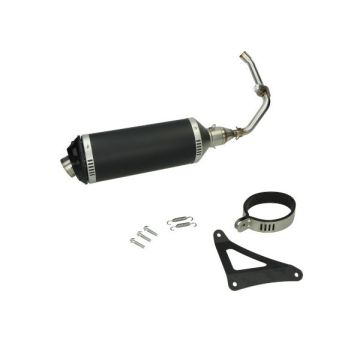 Pot d'échappement EVO-1 Vespa Primavera/ Sprint/ Piaggio Zip 50 4-temps euro 4 noir Power1