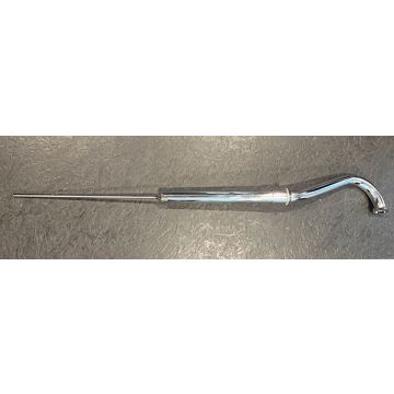 Tuyau d'échappement long, standard, rapide, qualité 28 mm A, chromé Puch Maxi