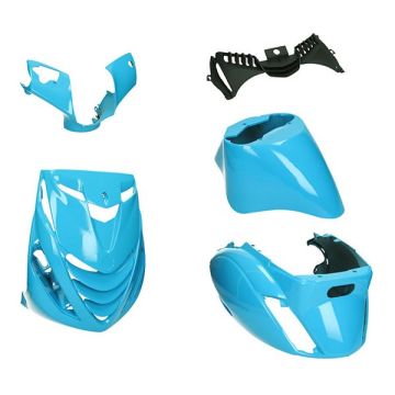 Kit carénage SP look Piaggio Zip Porsche GT-3 bleu DMP 5 pièces