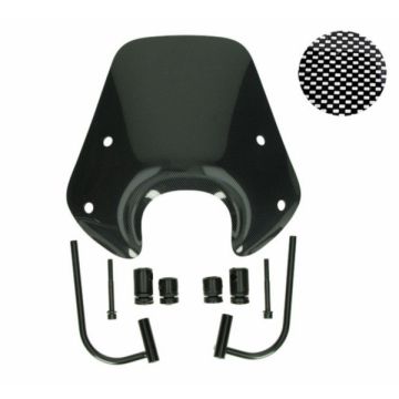 Pare-brise sport brillant carbon Piaggio Zip 2/4-temps 2000->