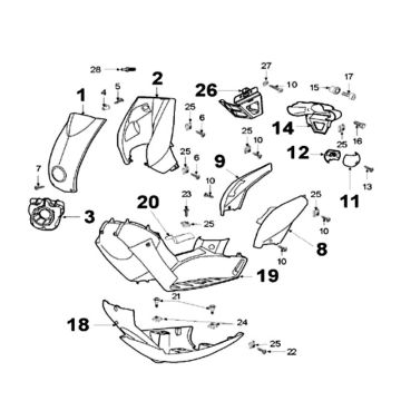 PLAQUE ARRIÈRE LUDIX original