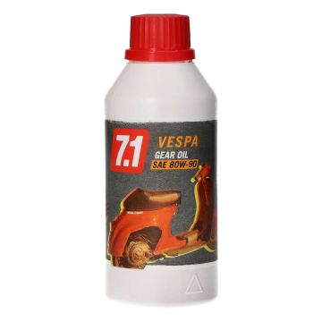 Huile de boite Malossi Vespa (SAE 80W-90) synthétique 250ml PK/50N/50S/50R/LML/125CL/150CL/PX/P/Rally/Cosa 7614336