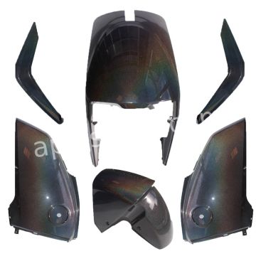 Kit carénage Super Soco Cux psychédélique 6 pièces