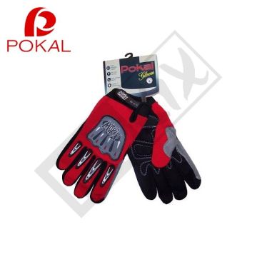 Gants cross Mokix rouge -85848