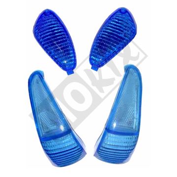 Jeu de verres clignotants Gilera Runner bleu-86458