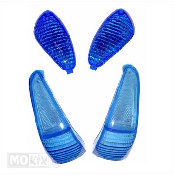 Jeu de verres clignotants Gilera Runner bleu-86458