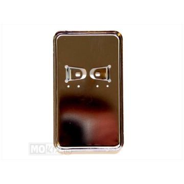 Support de plaque d'immatriculation 100 x 175 mm chromé
