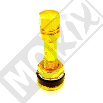 Valve tubeless droite or