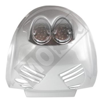 Sous-siège/plaque de protection sous Keeway/CPI +feu arrière led gris Mtkt