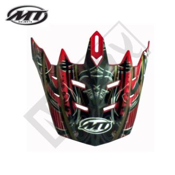 Couvre casque cross Mt Mx-1 plague rouge