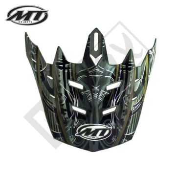 Couvre casque cross Mt Mx-1 plague argent