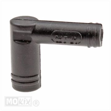 Bougie d'allumage silicone 2T 7mm 4.0/12mm noir