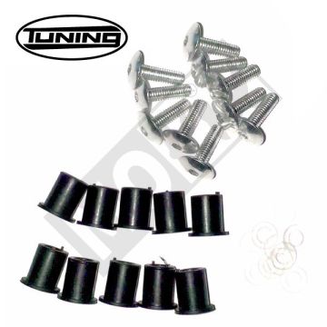 JEU DE BOUCHONS M6 ALU/RAWL PLUG 10pcs