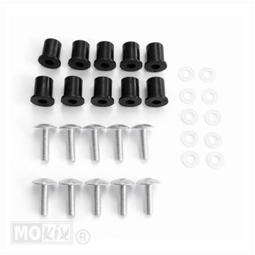 JEU DE BOUCHONS M6 ALU/RAWL PLUG 10pcs